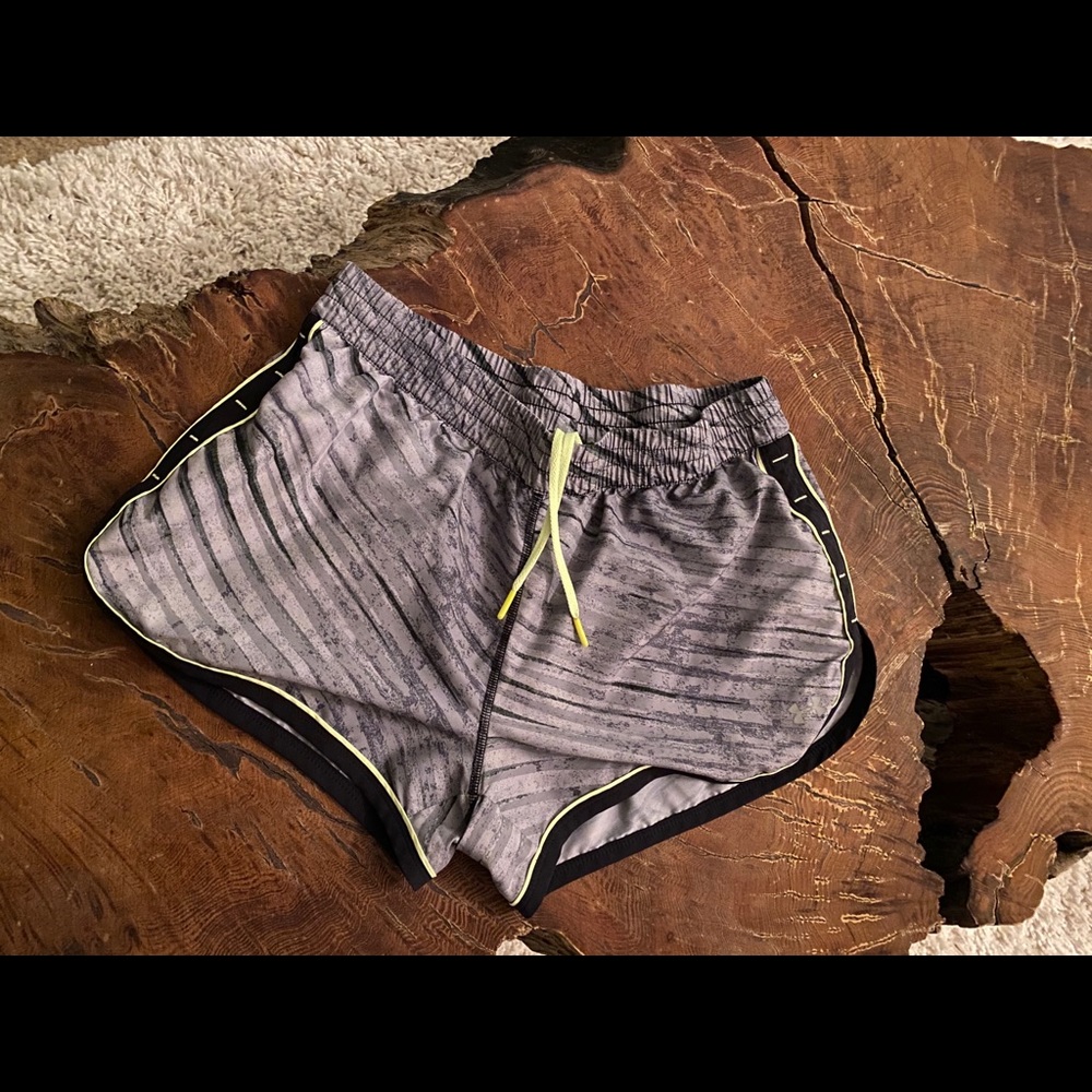 Under Armour black and grey shorts